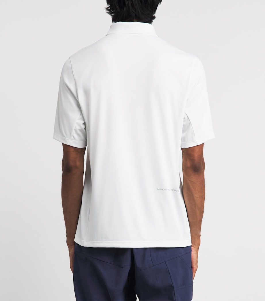 Manors Mens Course Polo Shirt White Image 5