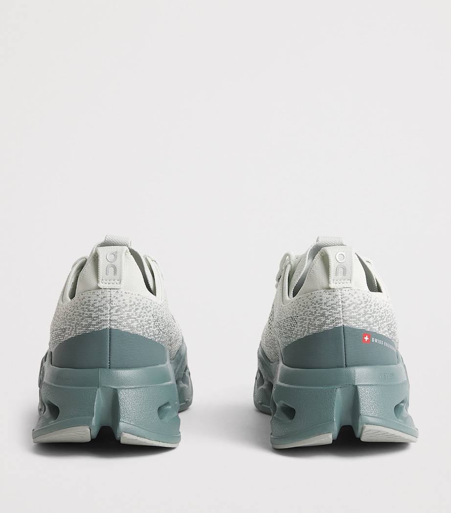 On Mens Cloudsurfer Max Trainers Iceberg | Olive Image 5