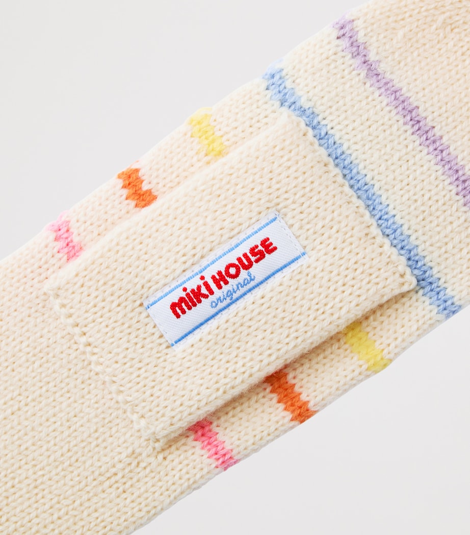Miki House Wool-Blend Usako Scarf Image 3