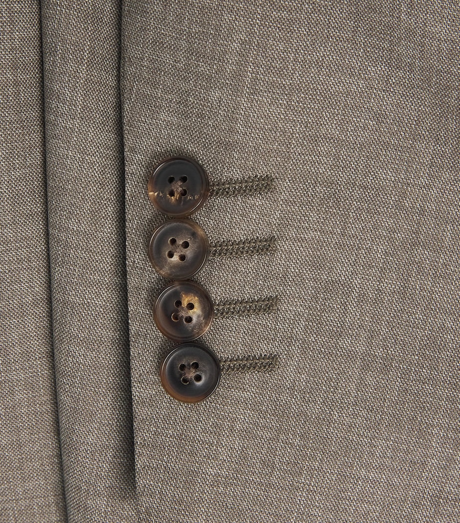 Canali Mens Wool 2-Piece Suit Image 5