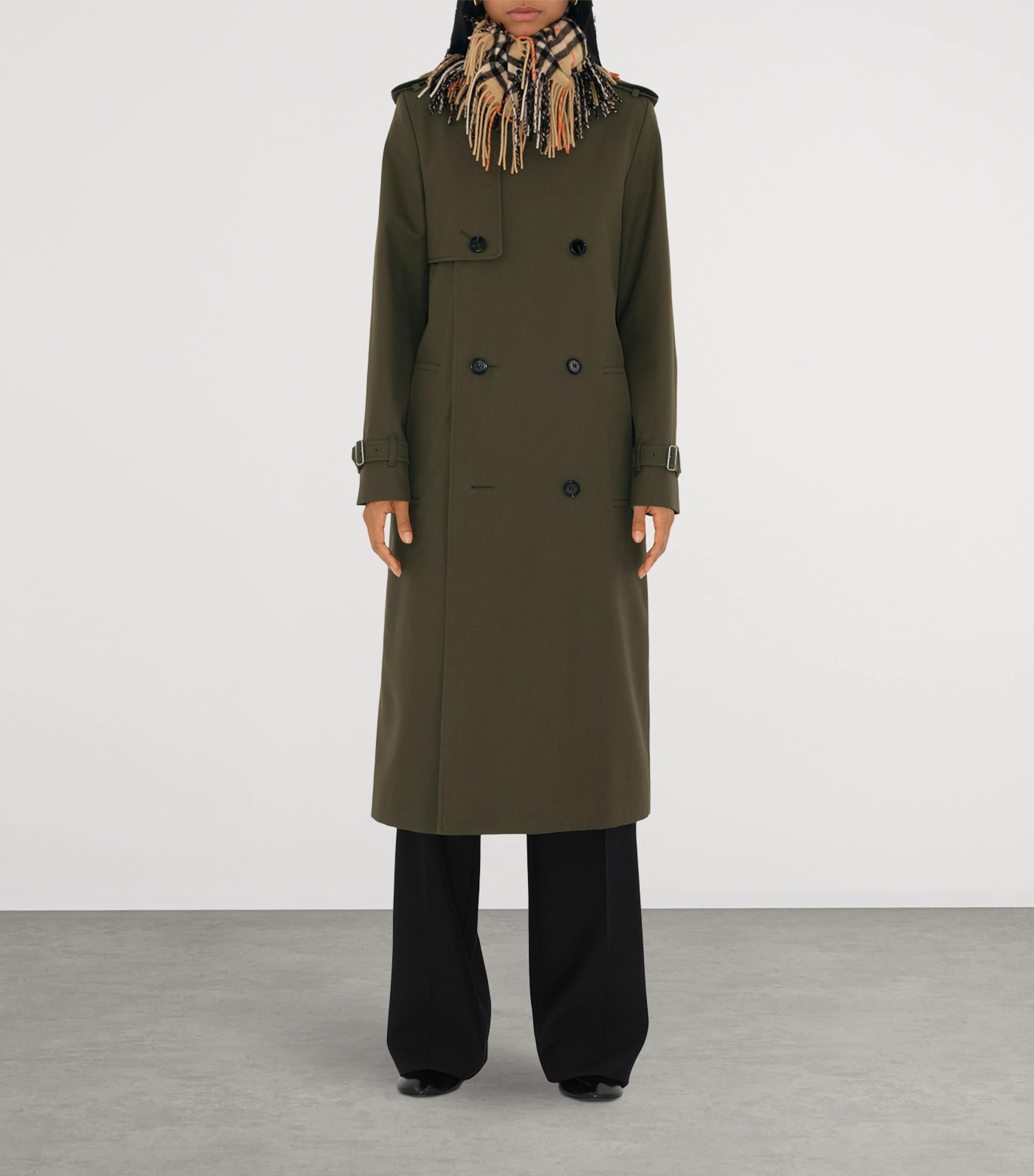 Burberry Cashmere Check Happy Scarf Sand Image 3