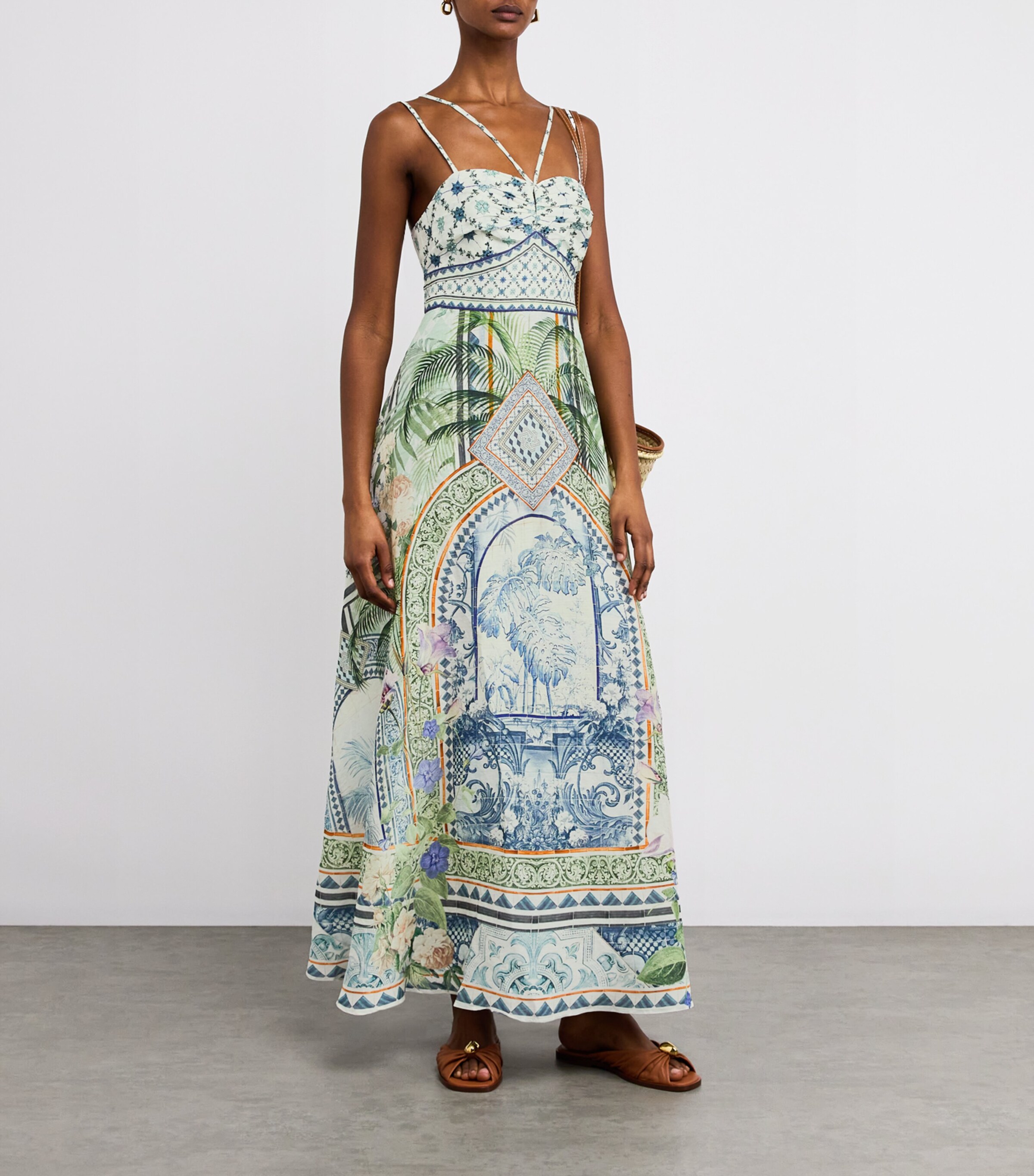 Jardim Party Strappy Maxi Dress JARDPART Image 2