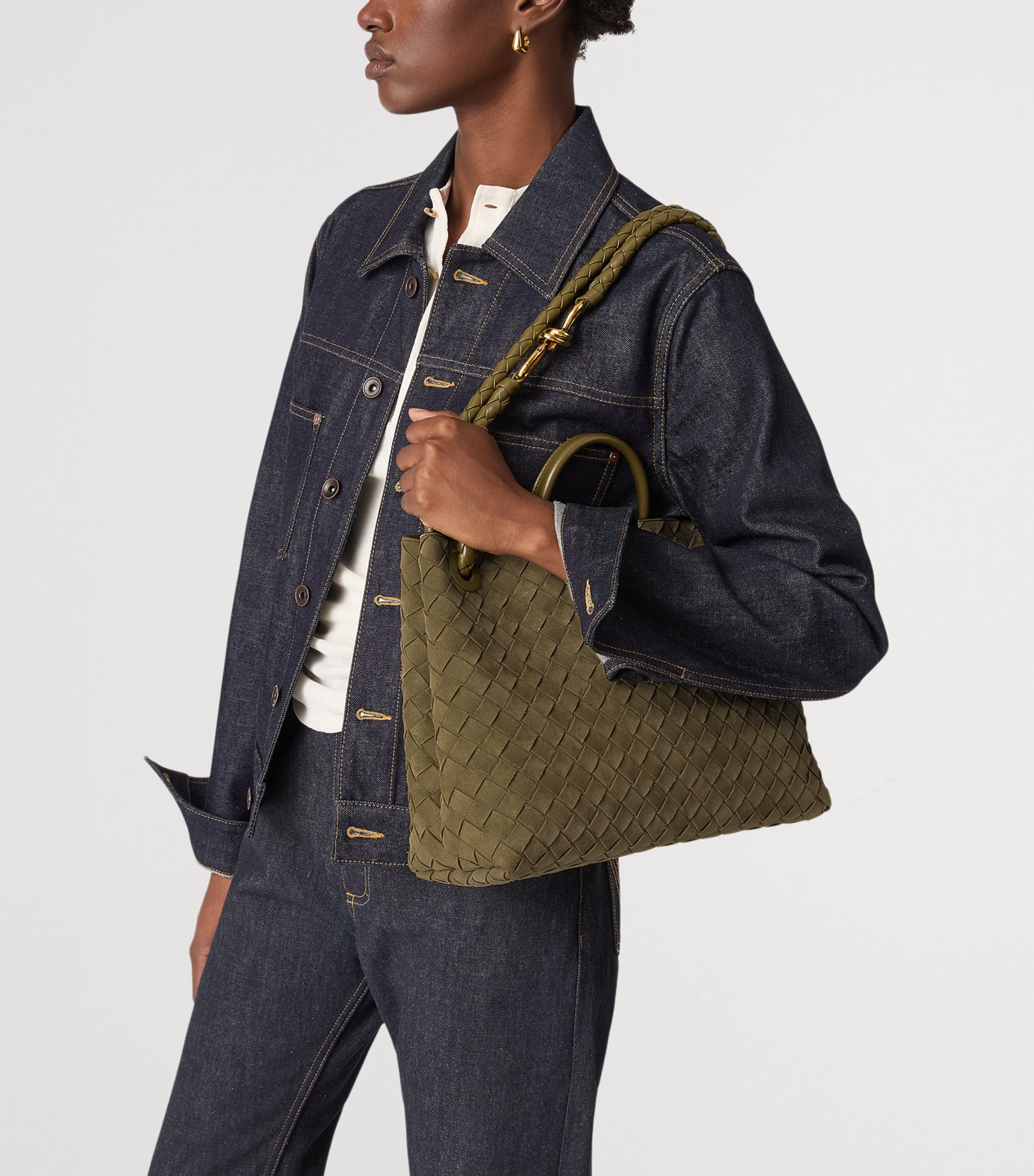 Suede Andiamo Top-Handle Bag 2862 Image 3