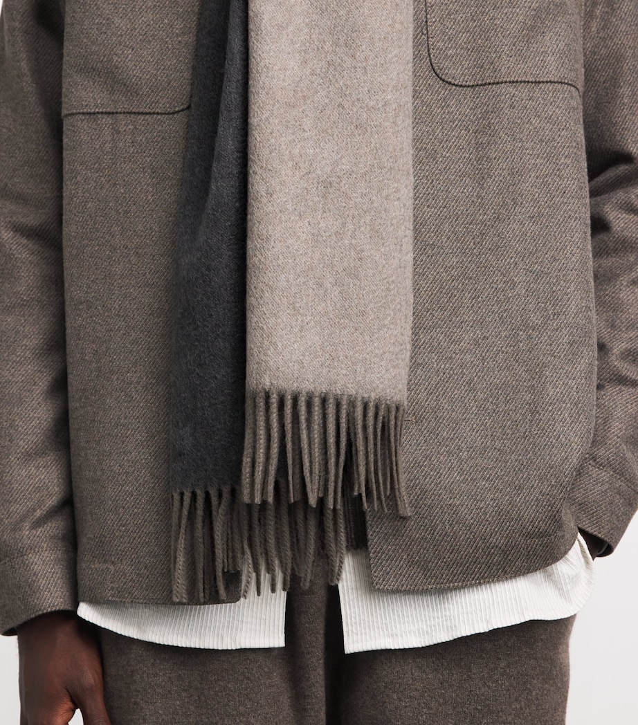 Johnstons Of Elgin Cashmere Ombré Scarf Earth Image 3