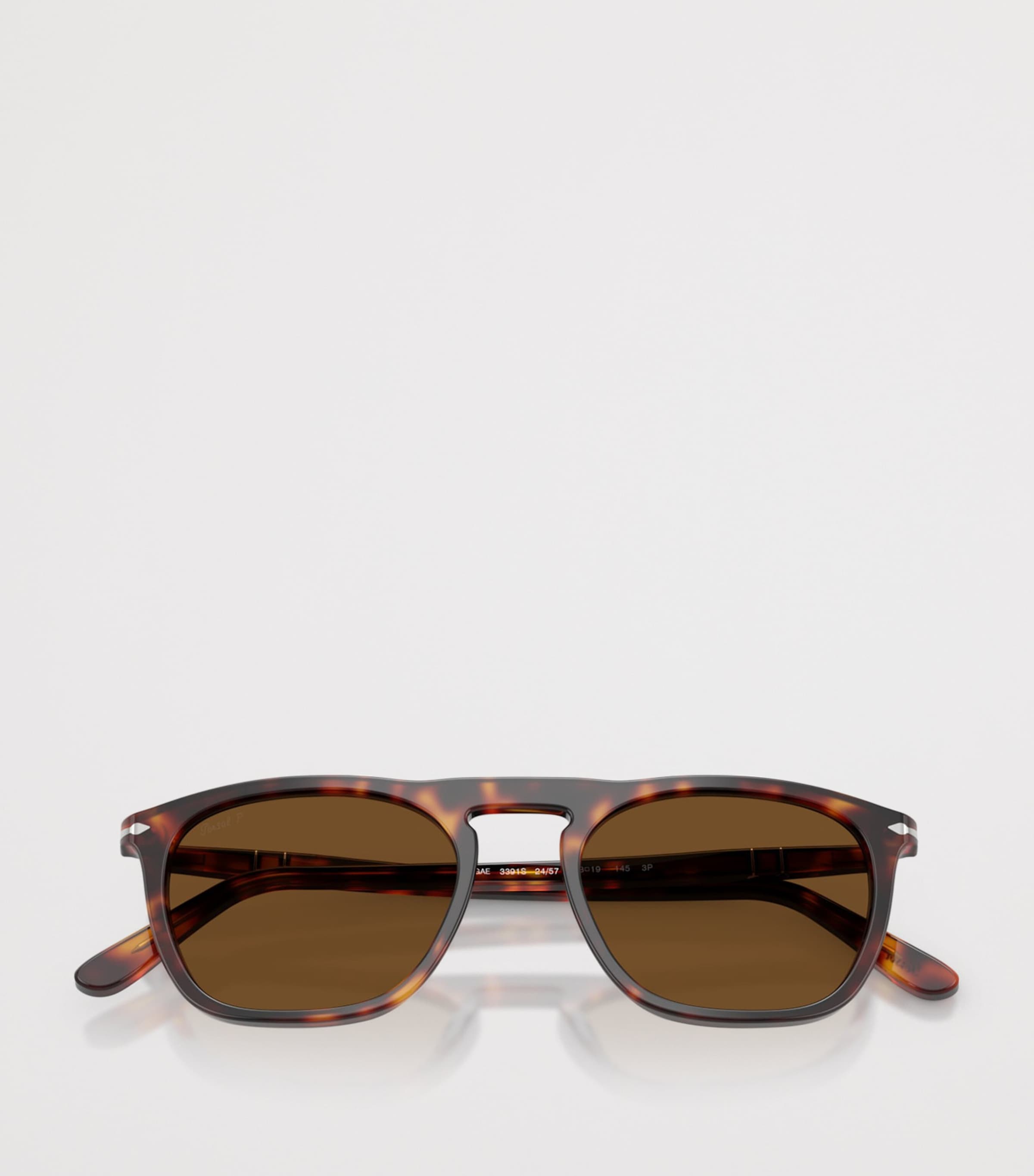 Persol Tortoiseshell Gae Square Sunglasses Brown Image 5