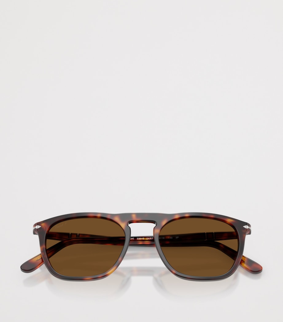 Persol Tortoiseshell Gae Square Sunglasses Brown Image 5