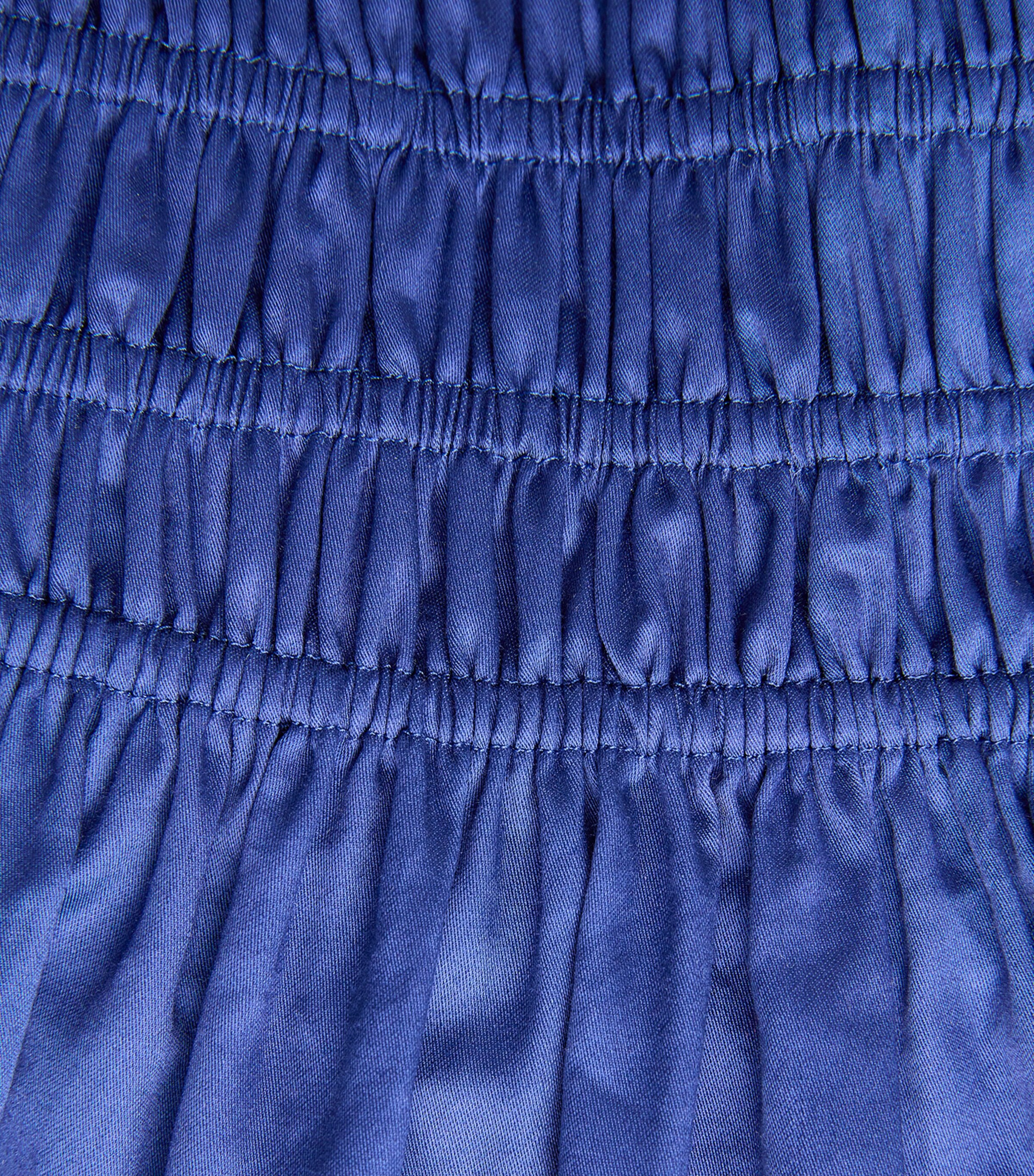 Joseph Womens Cotton Leonie Midi Skirt Cobalt Image 5