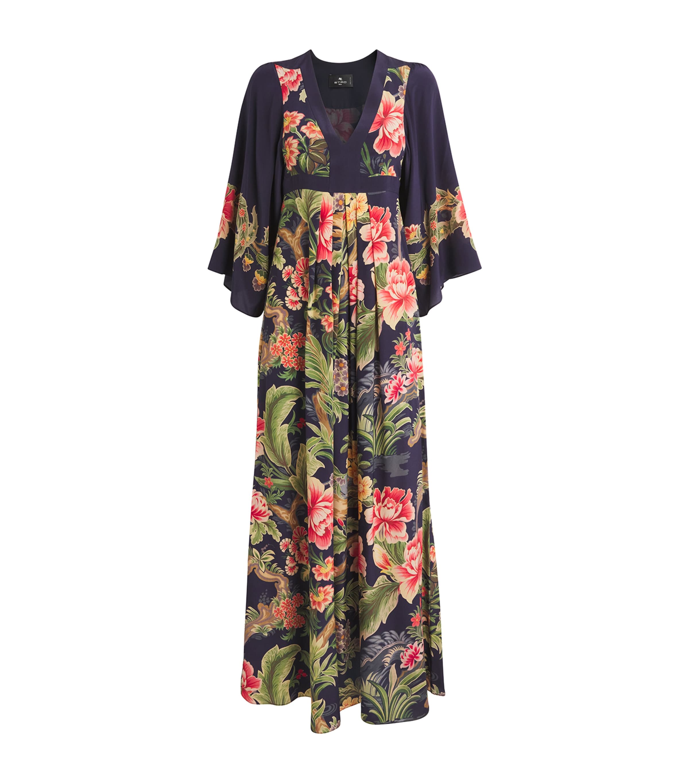 Etro Silk Floral Print Dress