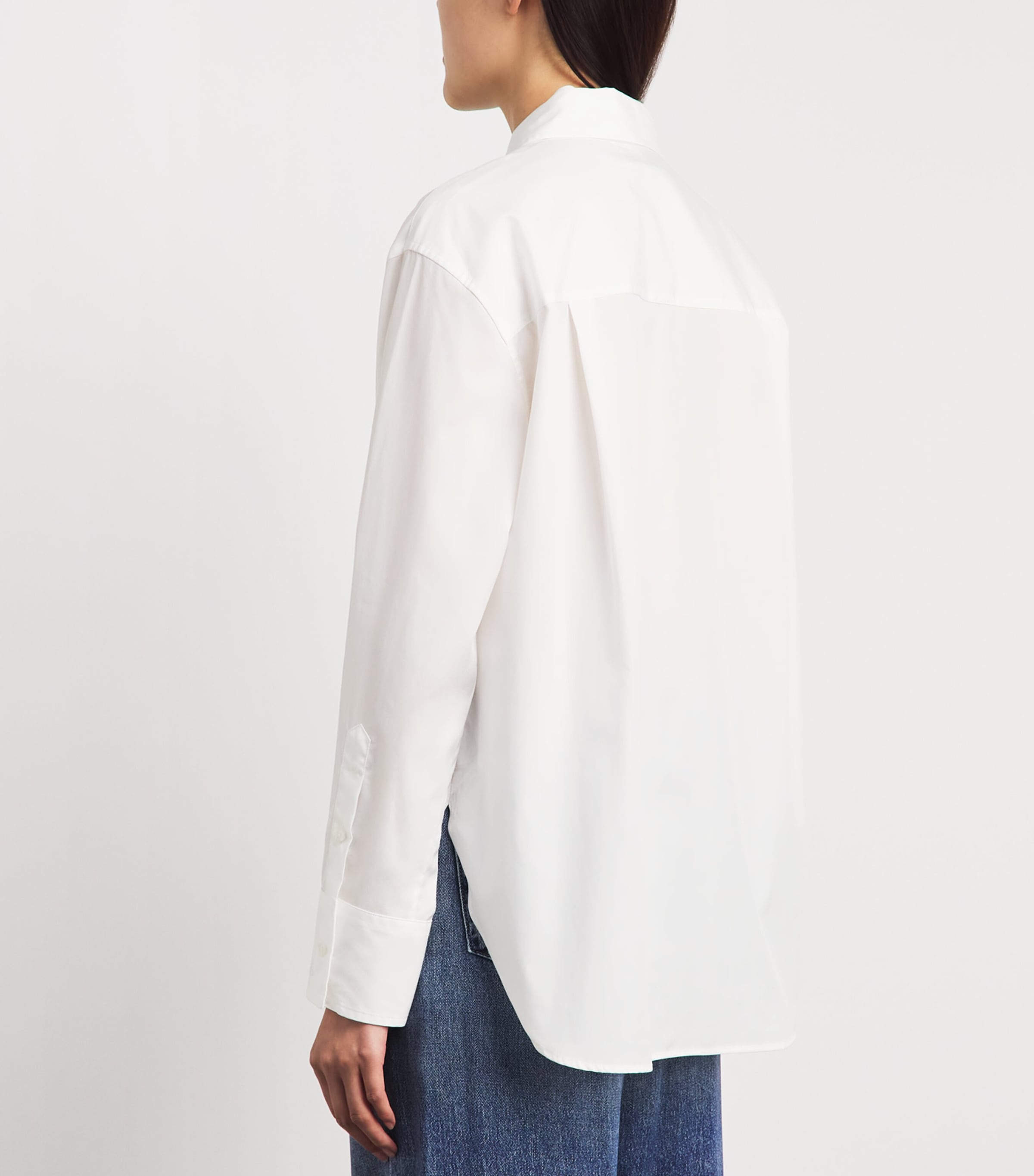 Rag & Bone Womens Cotton Poplin Connie Shirt White Image 5