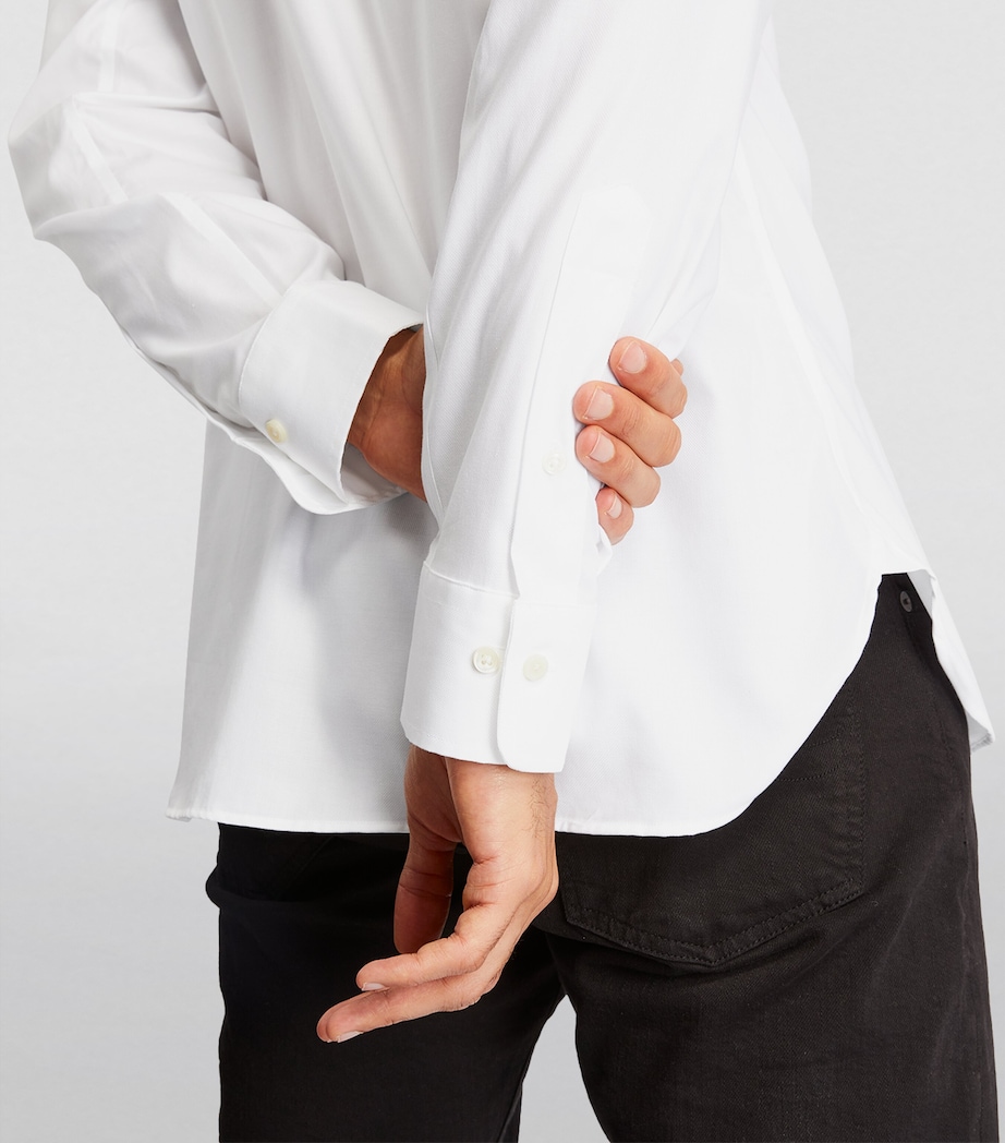 Cotton Polo Pony Shirt WHITE Image 6