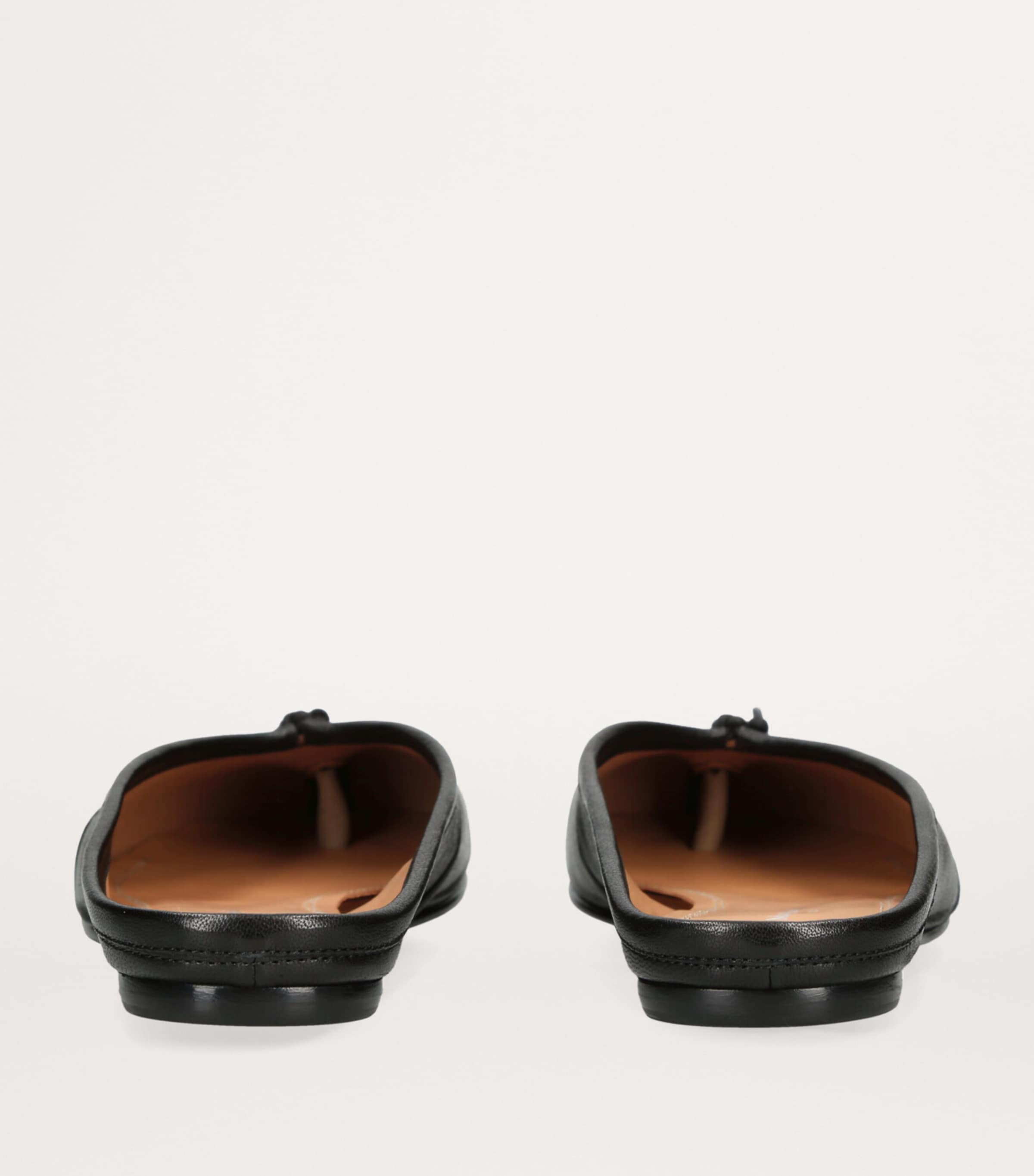 Maison Margiela Leather Tabi Ballerina Ballet Flats Black Image 2