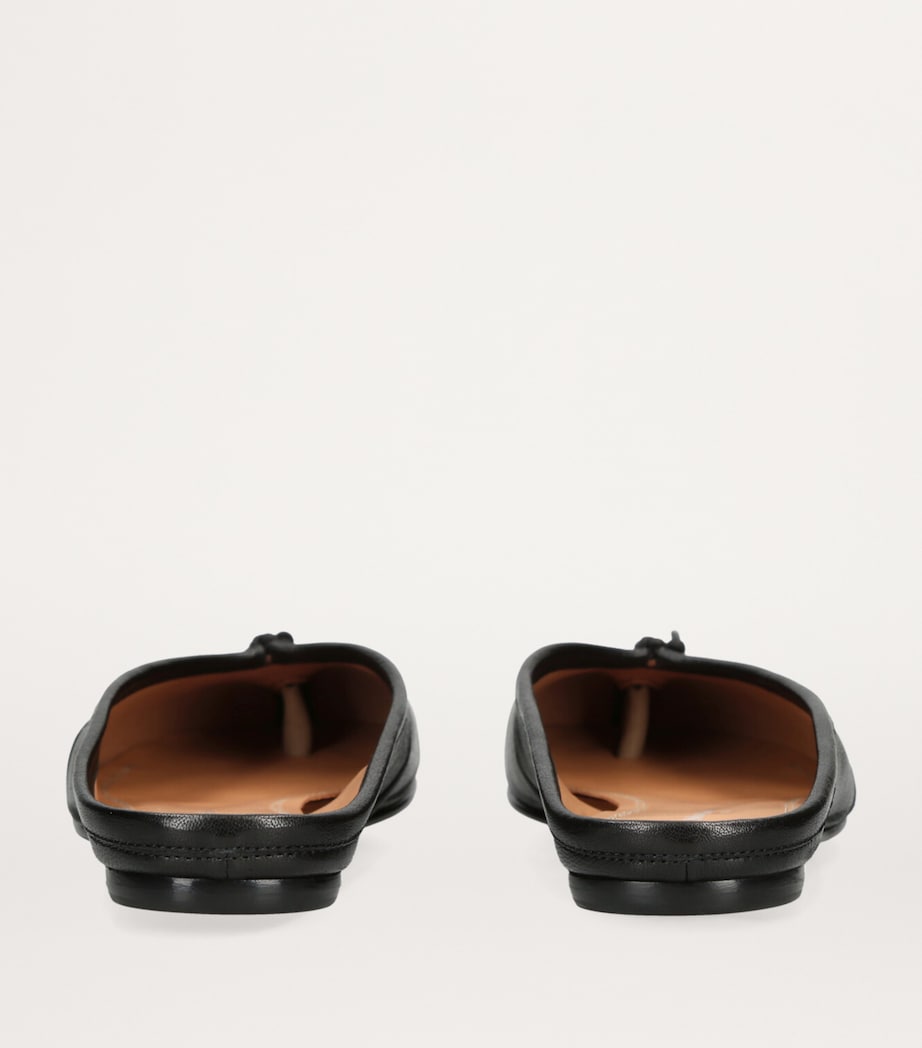 Maison Margiela Leather Tabi Ballerina Ballet Flats Black Image 2