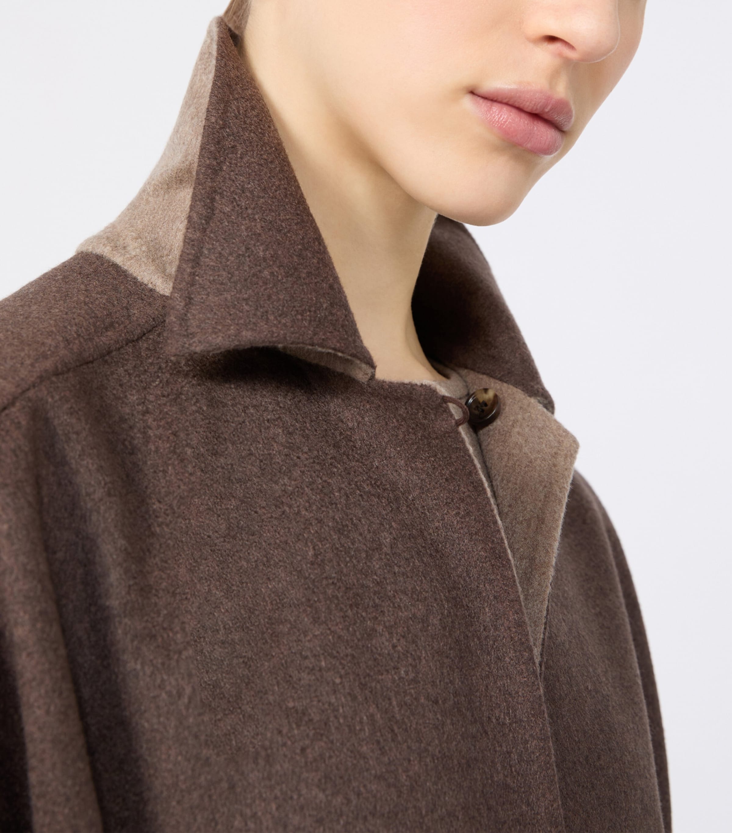 Max Mara Womens Cashmere Jacket Dark Brown Image 4