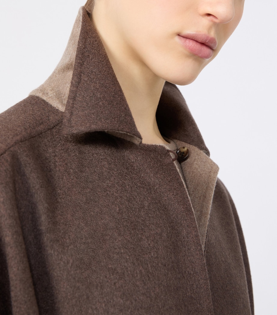 Max Mara Womens Cashmere Jacket Dark Brown Image 4
