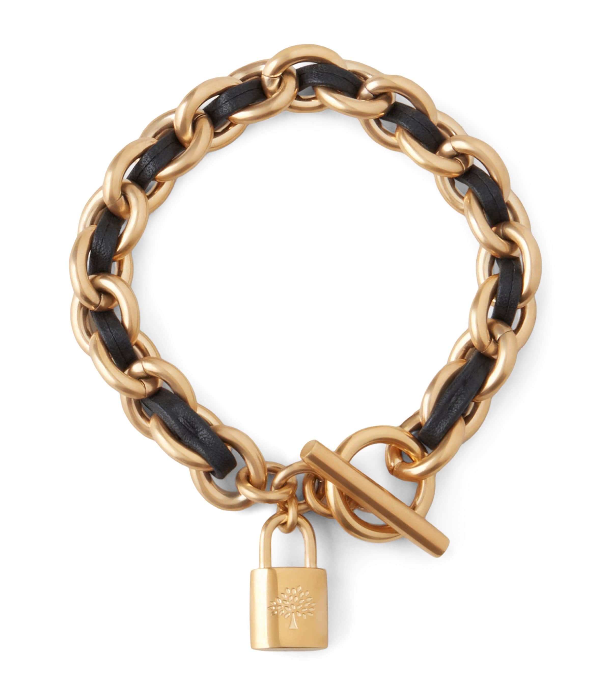 Mulberry Lily Chain Bracelet In Gold