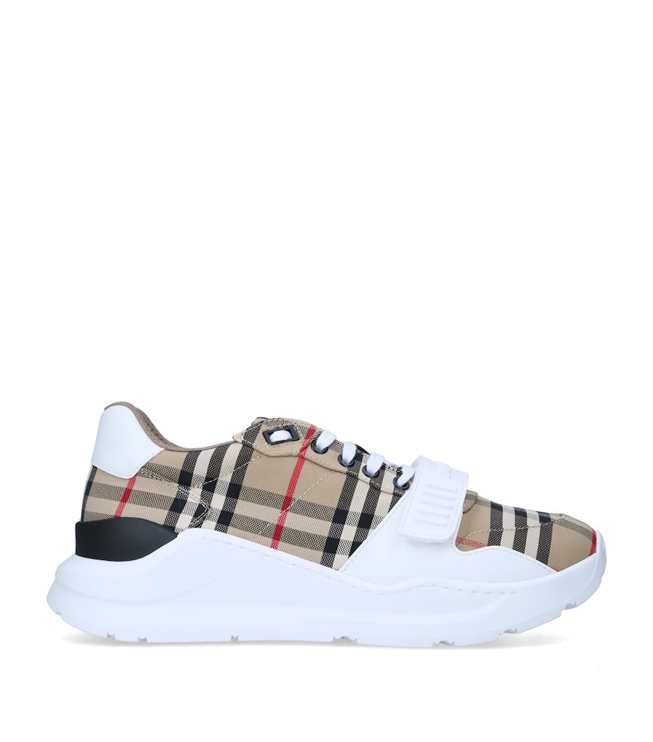 Check Regis Sneakers BEIGE Image 3