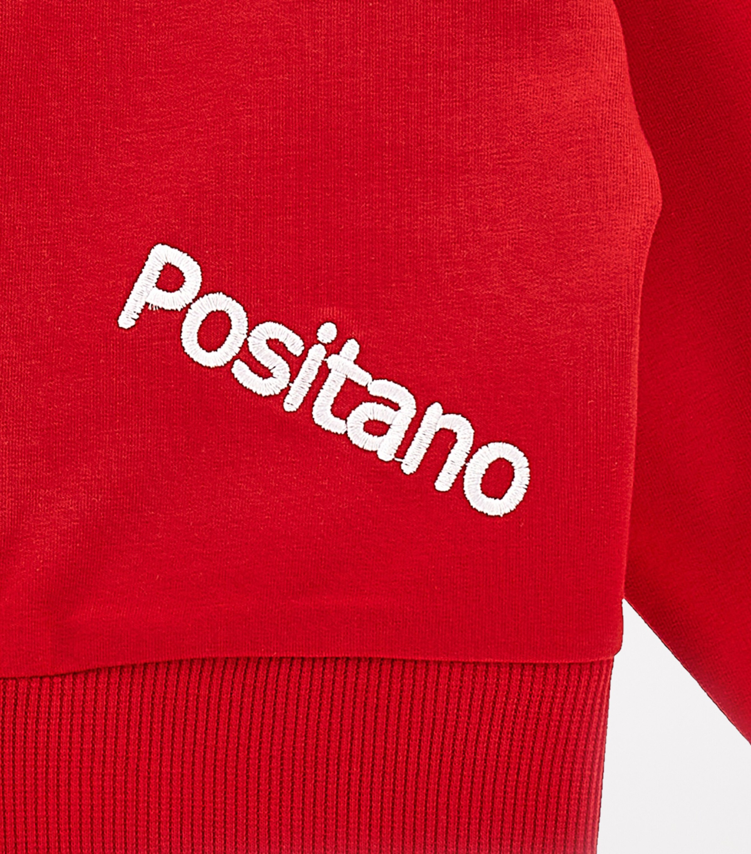 Stretch-Cotton Zip-Up Sweatshirt (2-13 Years) ROSSO Image 3