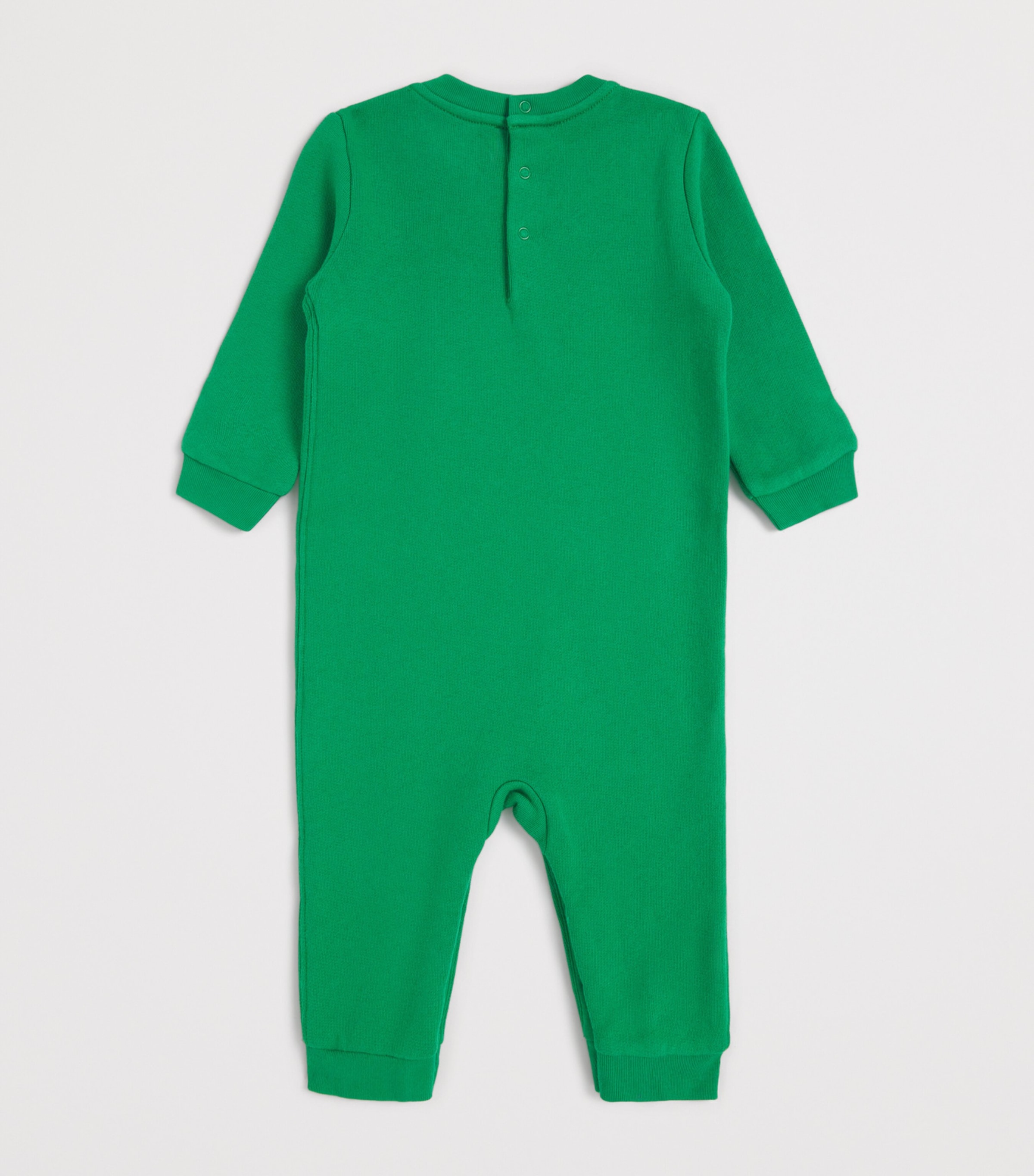 Cotton Polo Bear All-In-One (3-9 Months) GREEN Image 2