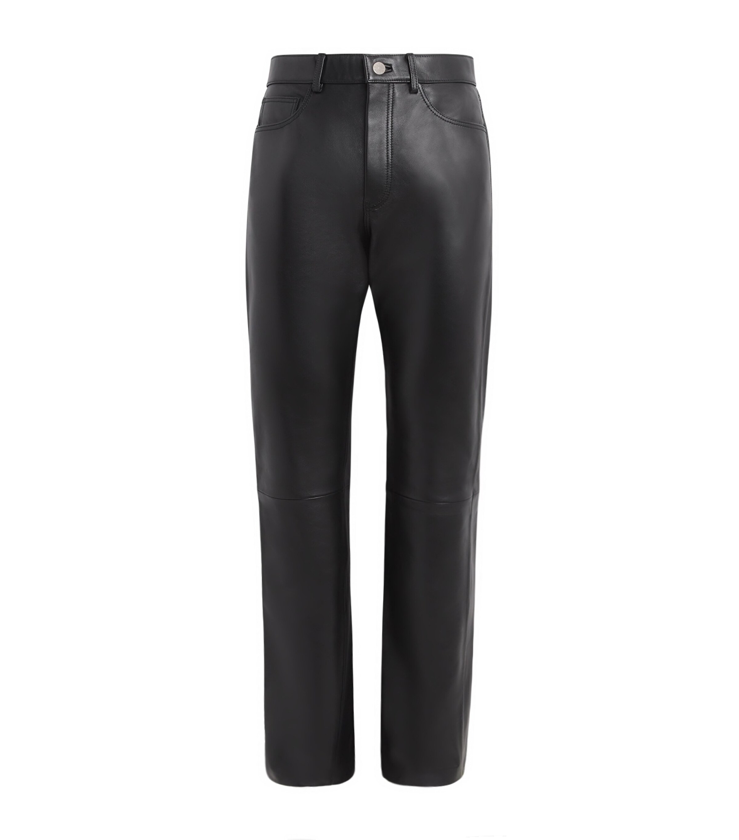 Lambskin Twist Trousers BLACK Image 1