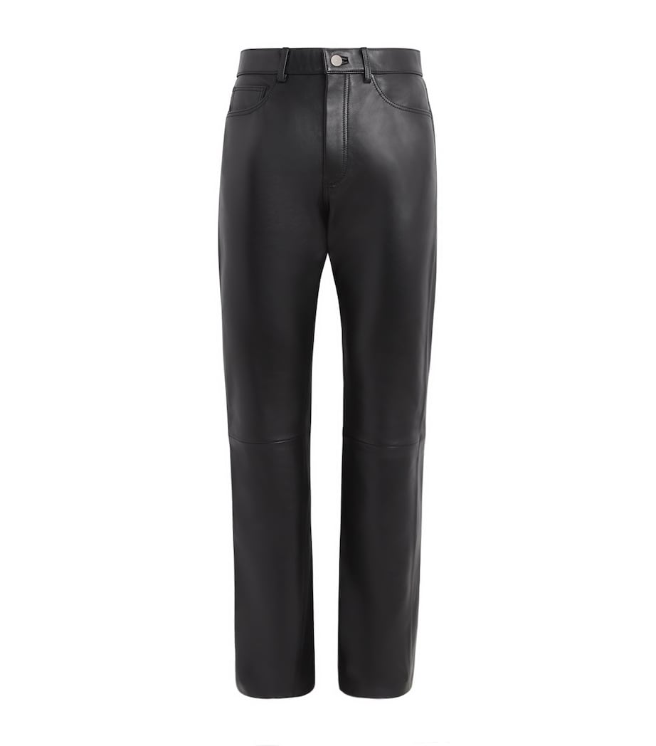 Lambskin Twist Trousers BLACK Image 1