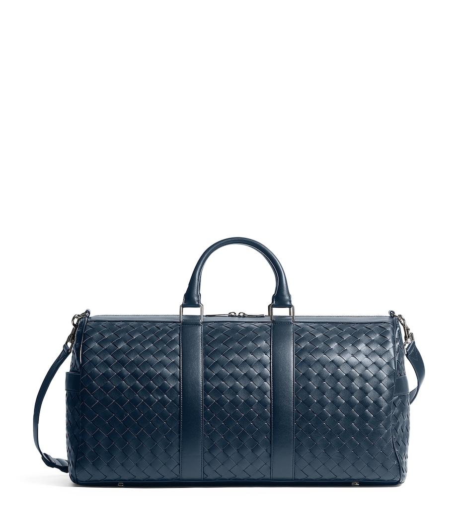 Bottega Veneta Leather Intrecciato Duffle Bag Image 1