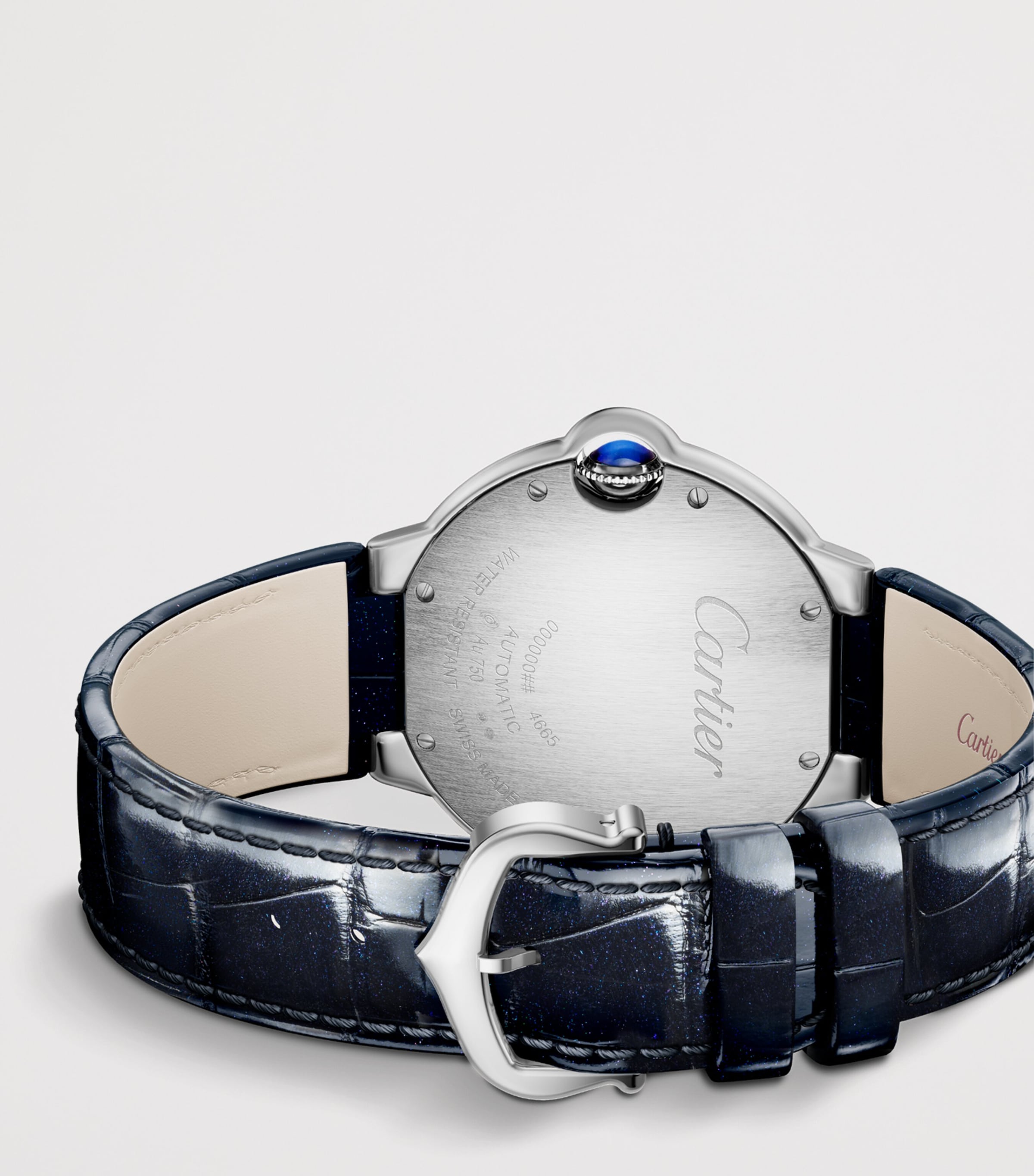 White Gold and Diamond Ballon Bleu de Cartier Watch 36mm WHITE GOLD Image 3