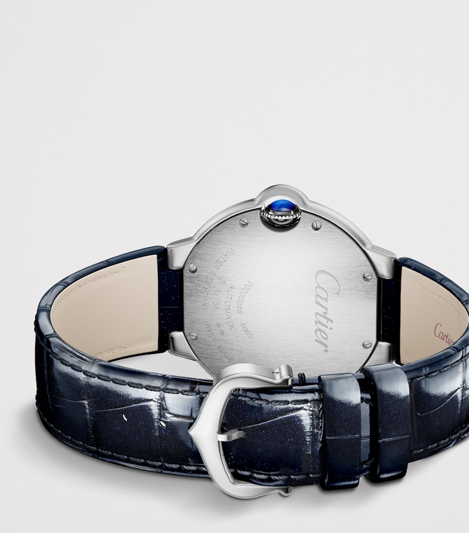 White Gold and Diamond Ballon Bleu de Cartier Watch 36mm WHITE GOLD Image 3