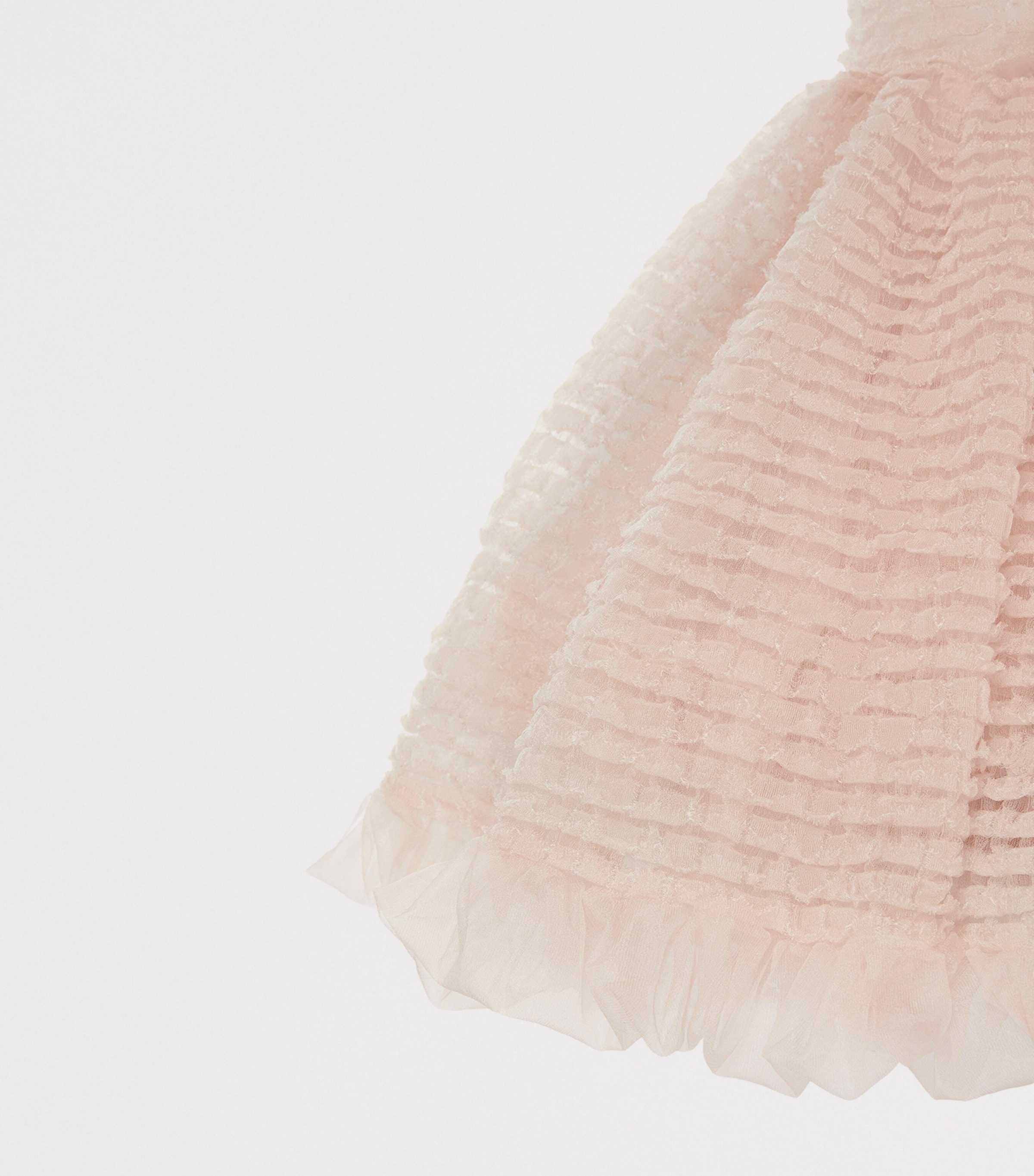 Givenchy Womens Tiered Mini Dress Light Peach Image 4