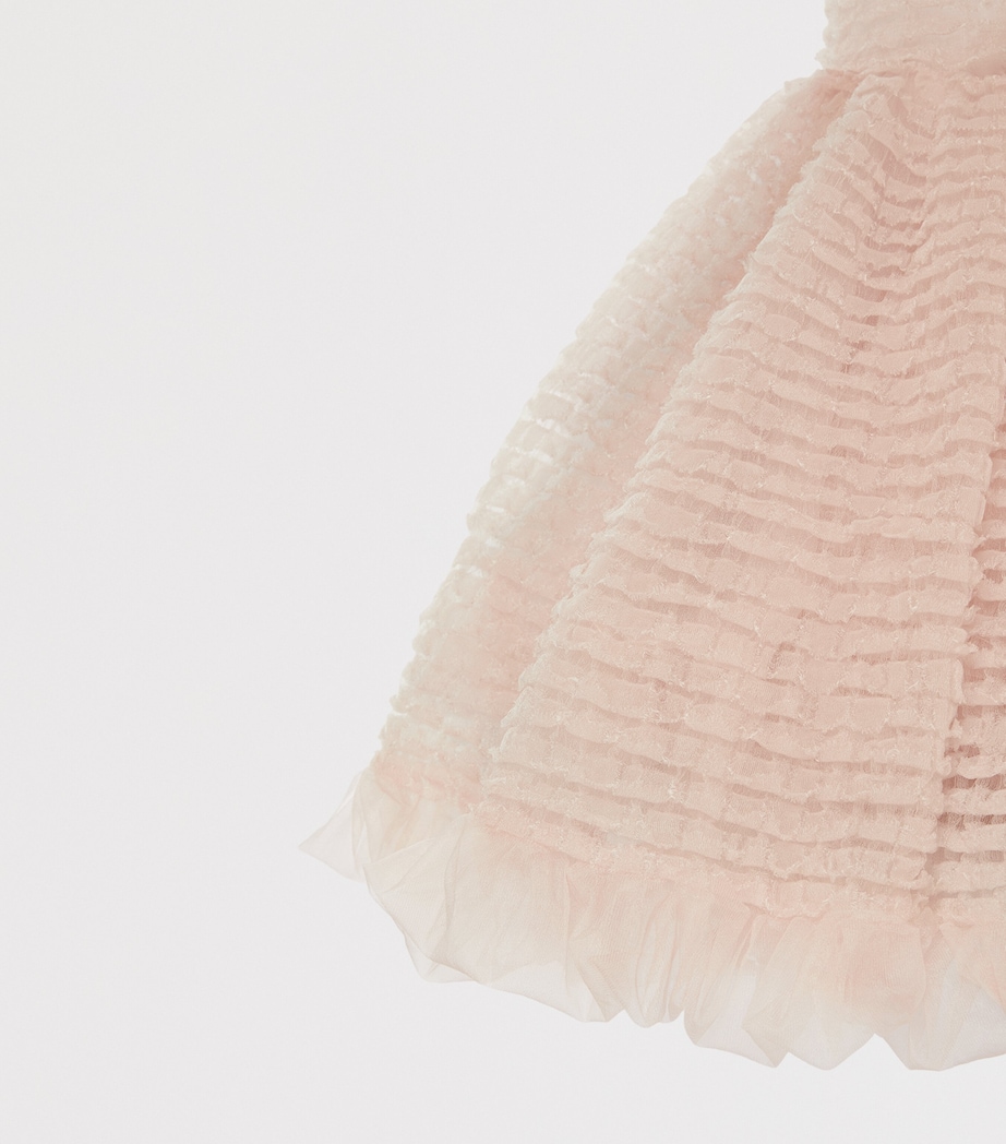 Givenchy Womens Tiered Mini Dress Light Peach Image 4