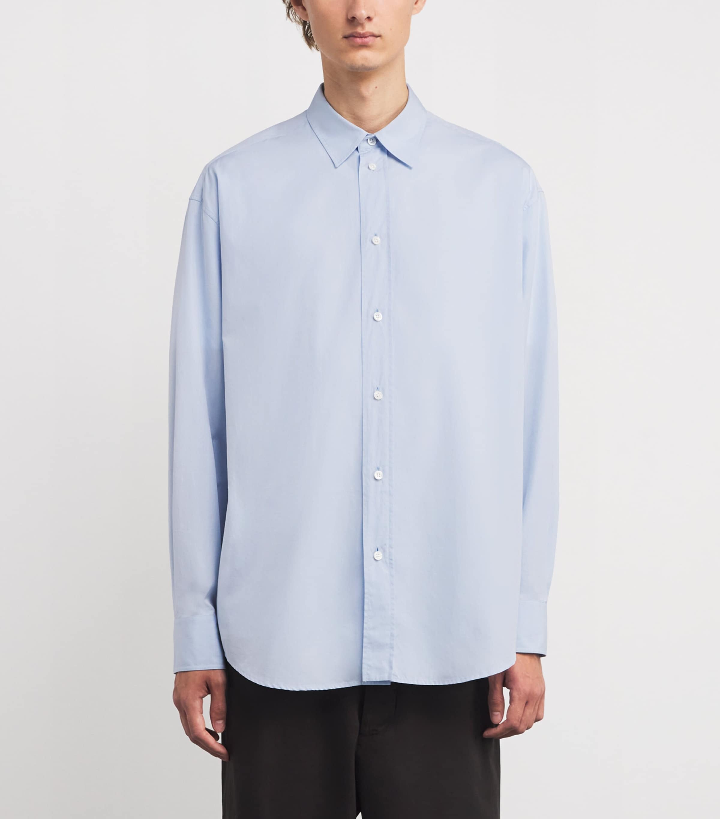 Granada Cotton Shirt LIGHT SKY BLUE Image 3