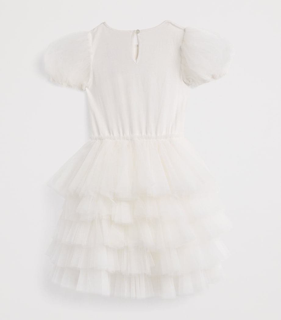 Tulle Orchid Tutu Dress (2-11 Years) MILK Image 2