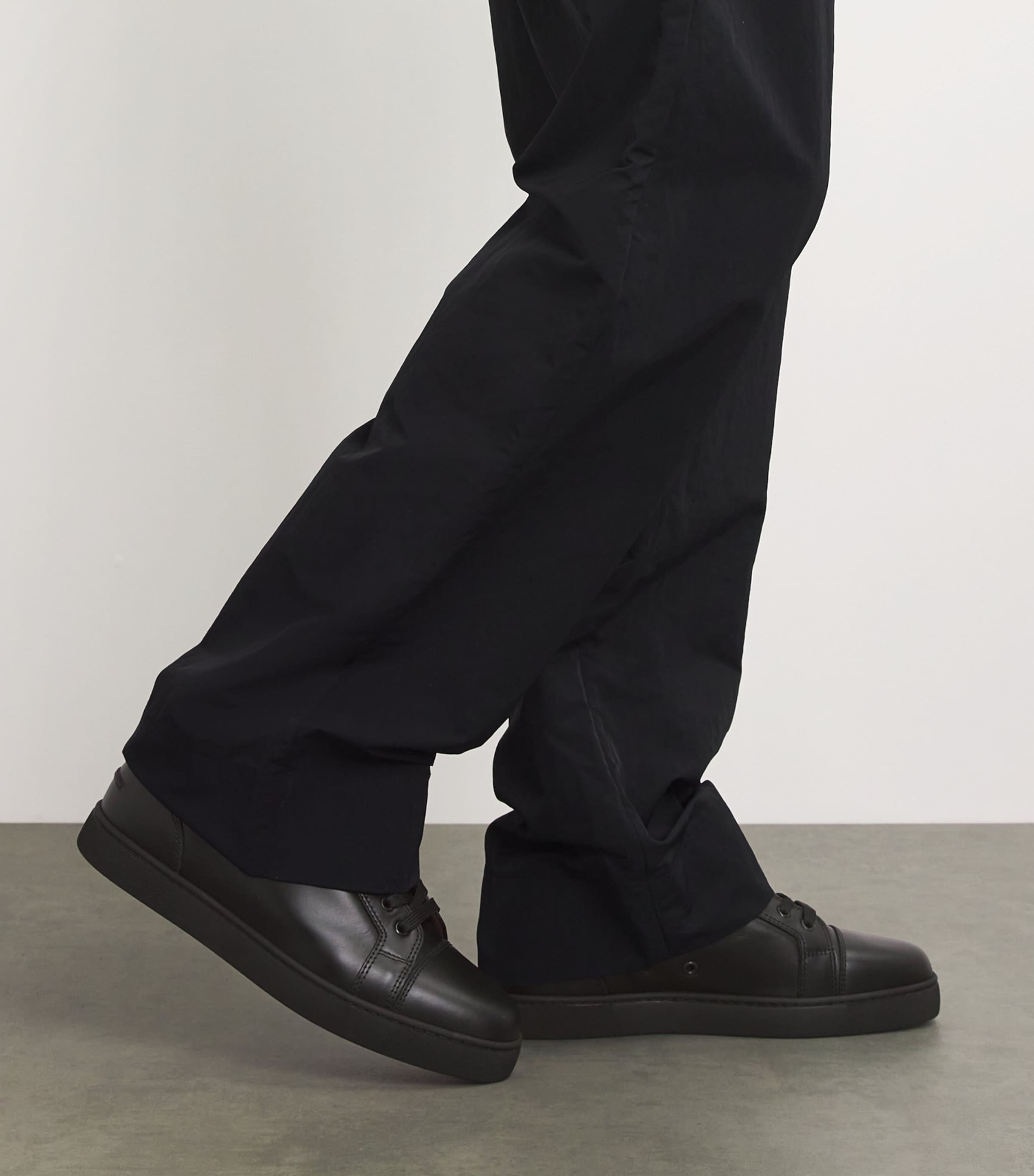 Christian Louboutin Louis Junior Leather Sneakers | Harrods HK