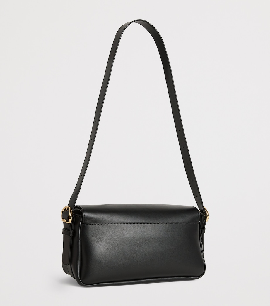 Leather Le Mambo Shoulder Bag BLACK Image 3