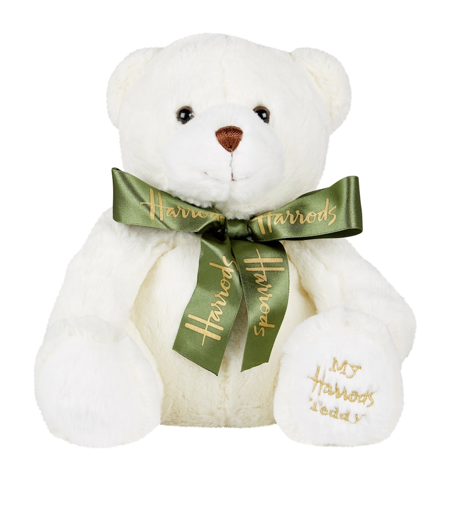 Harrods My Harrods Teddy (28cm) White Image 1