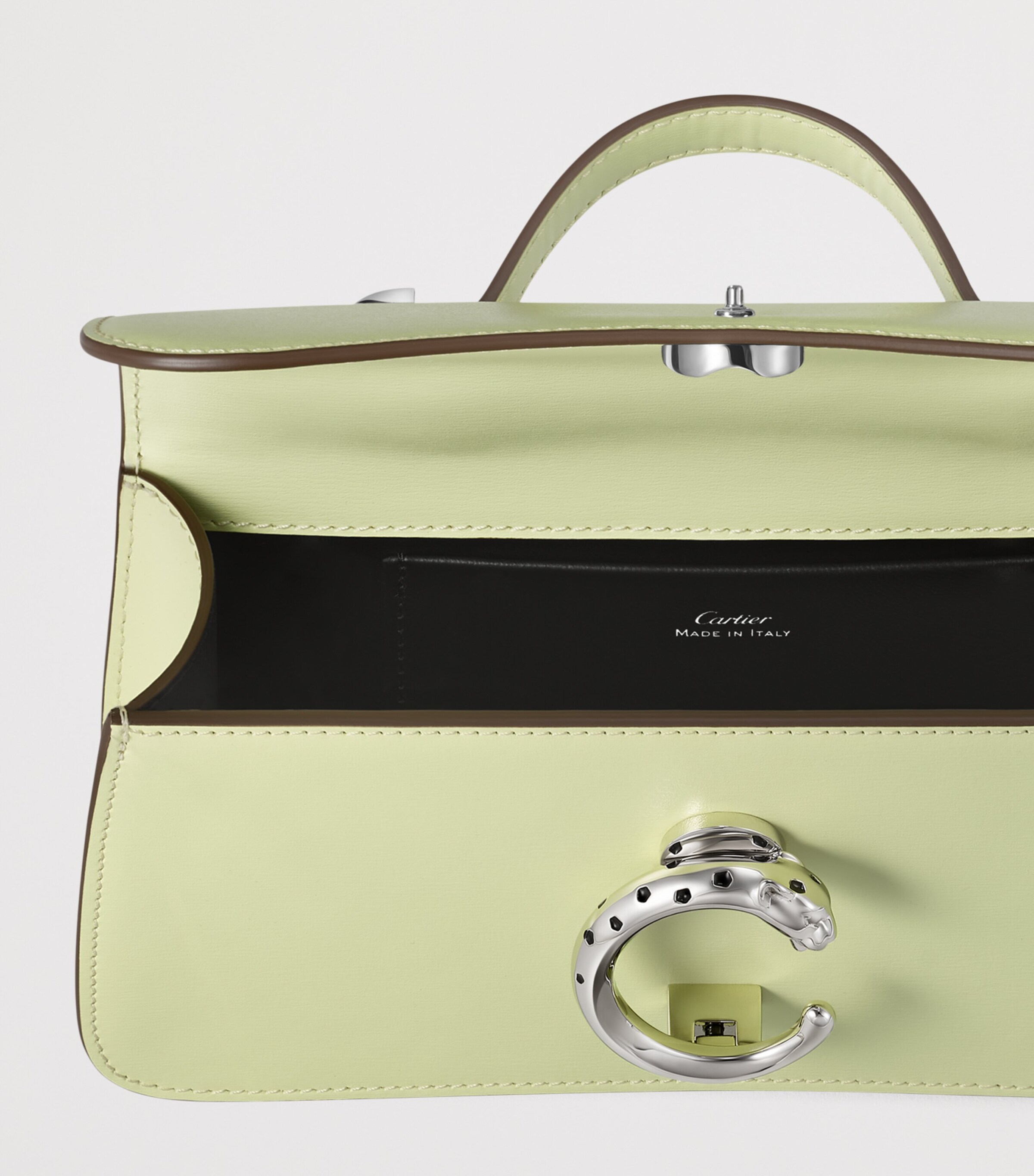 Cartier Leather Panthère de Cartier Top-Handle Bag Citrus Image 5