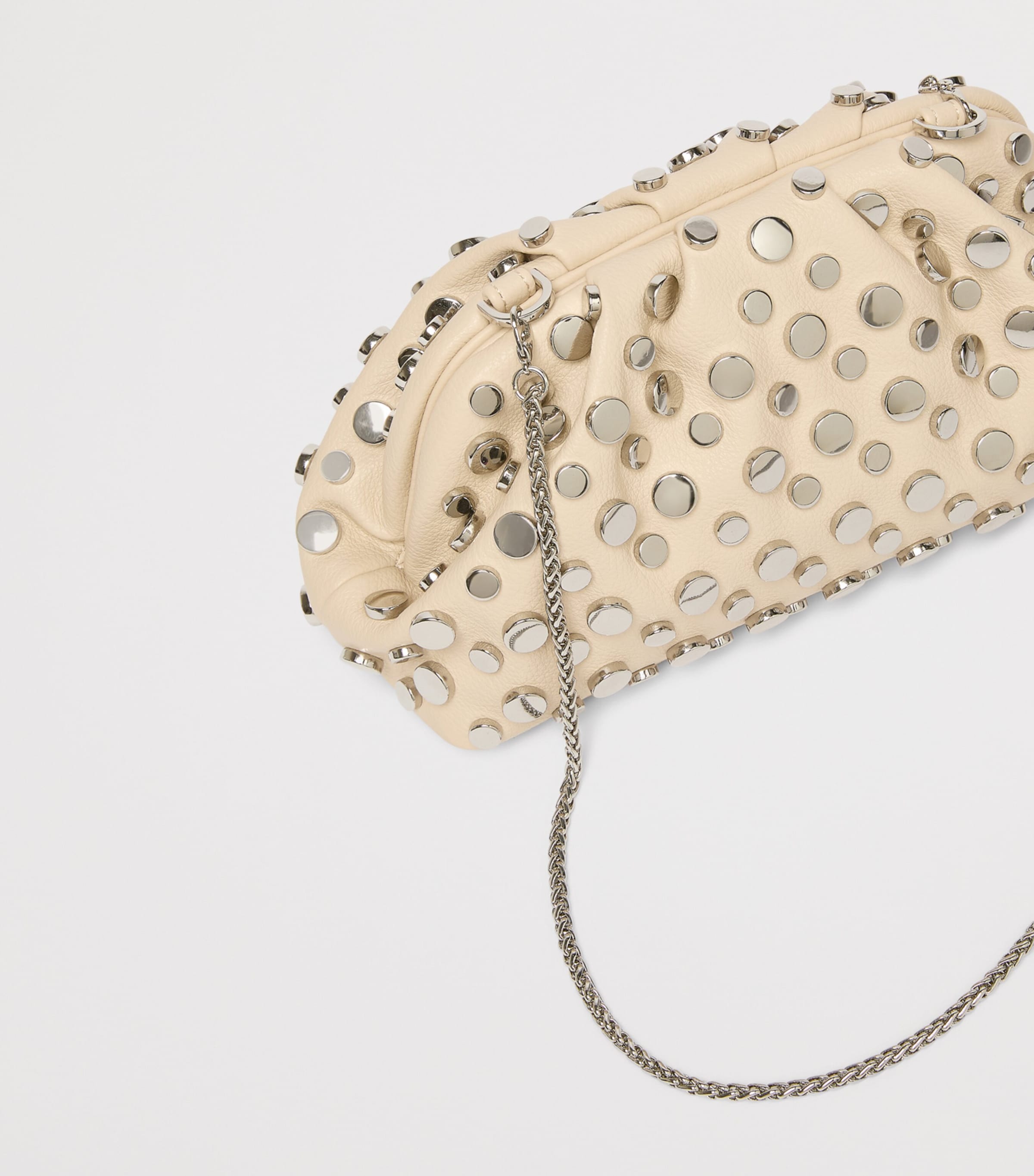 Marella Studded Clutch Bag Turtledove Image 5