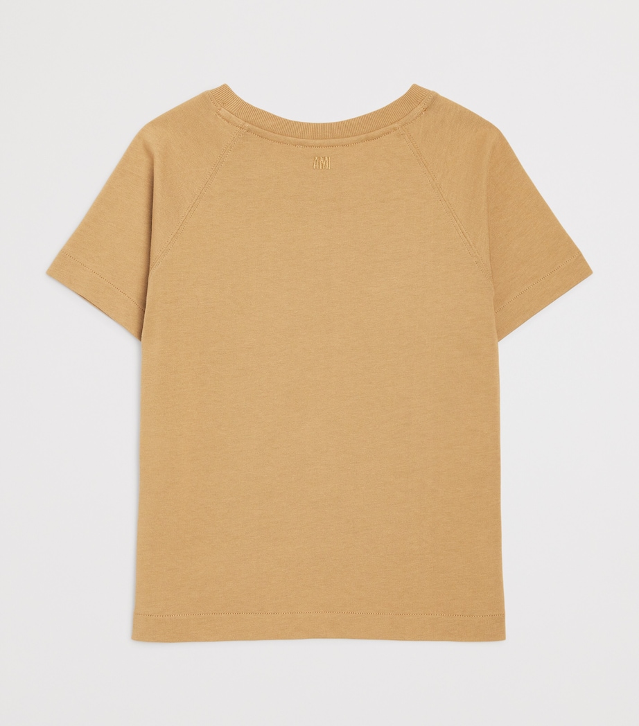 Cotton Ami de Coeur T-Shirt (4-12 Years) 280-CAMEL Image 2