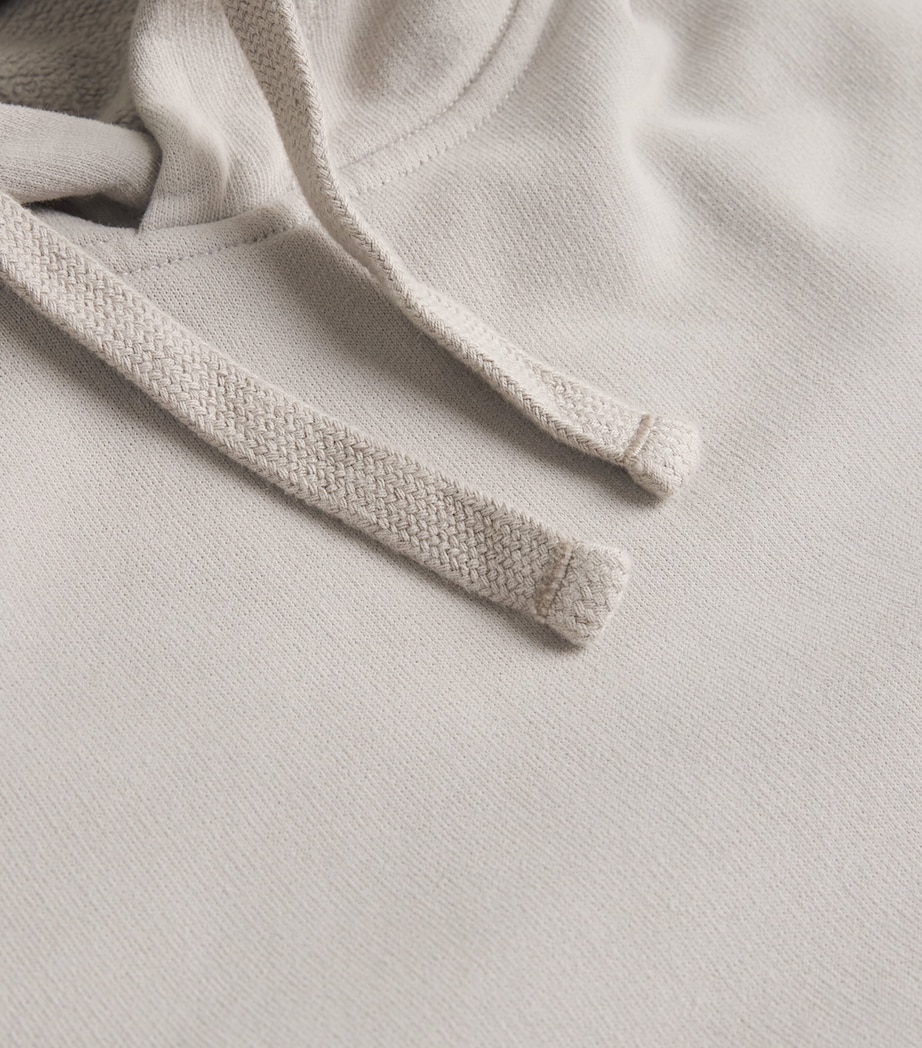 Organic Cotton Compass Logo Hoodie V0061 Image 5