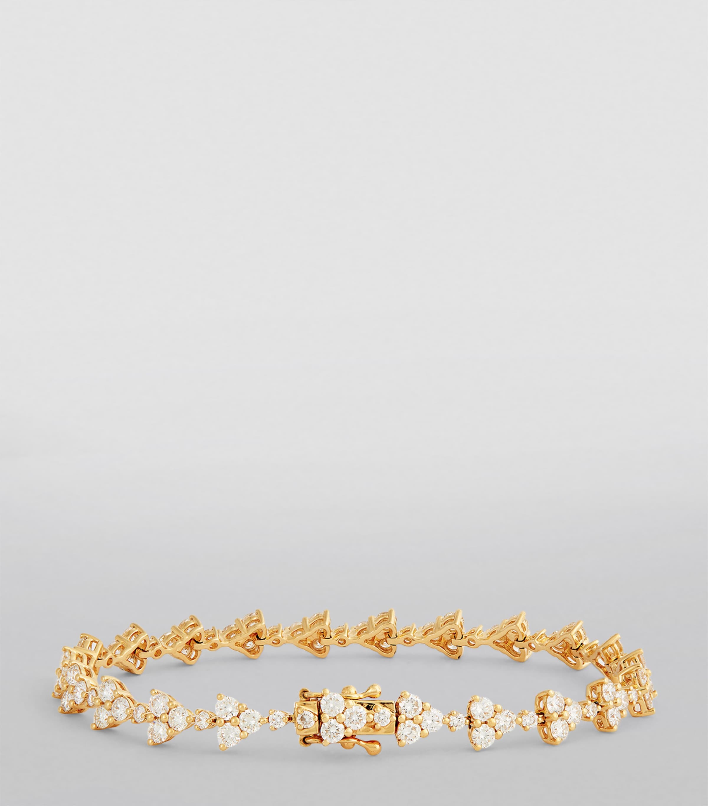 Anita Ko Yellow Gold and Diamond Triangle Bracelet Yellow Gold Image 2