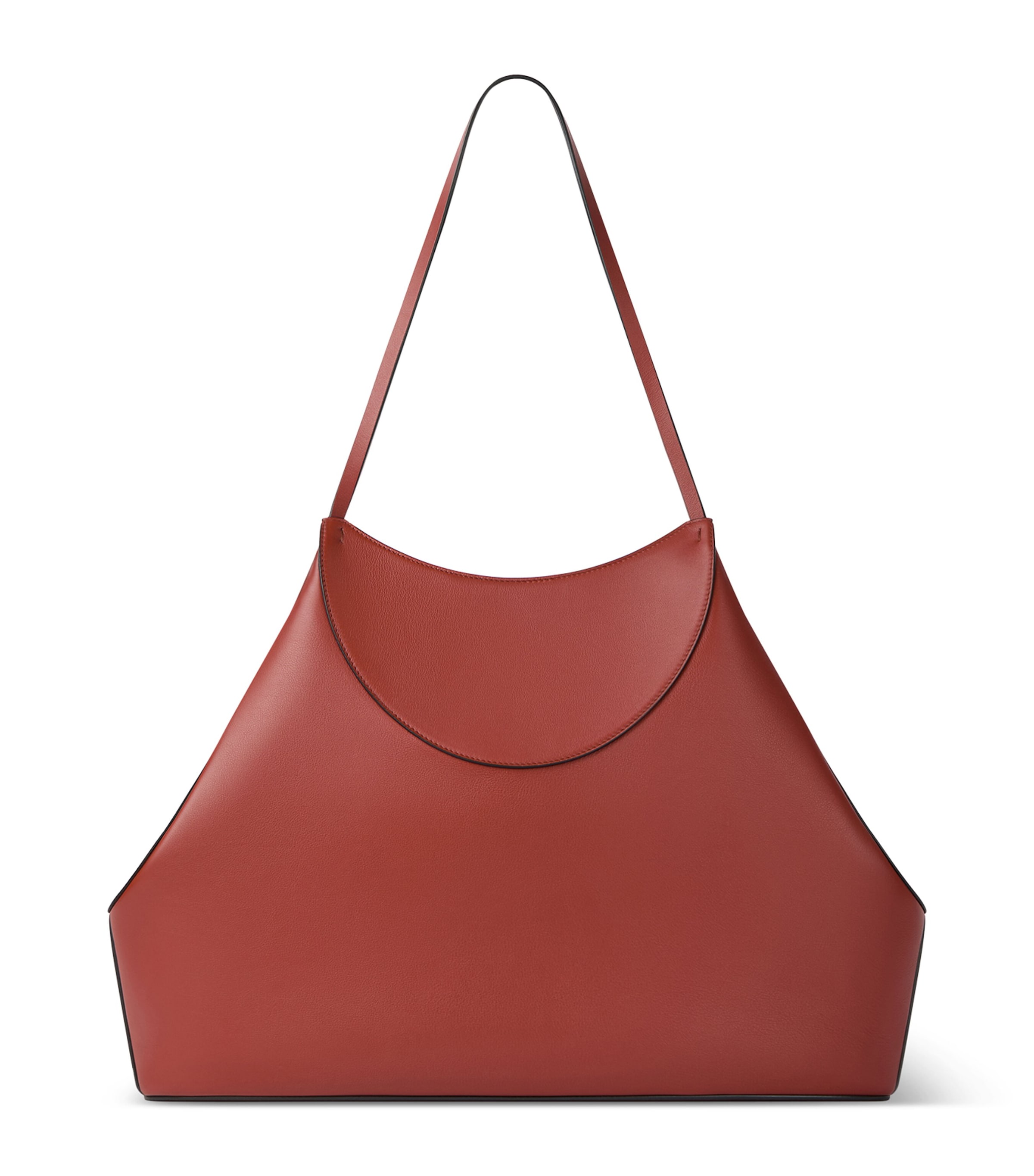 Givenchy Medium Leather Facet Shoulder Bag Terracotta Image 1