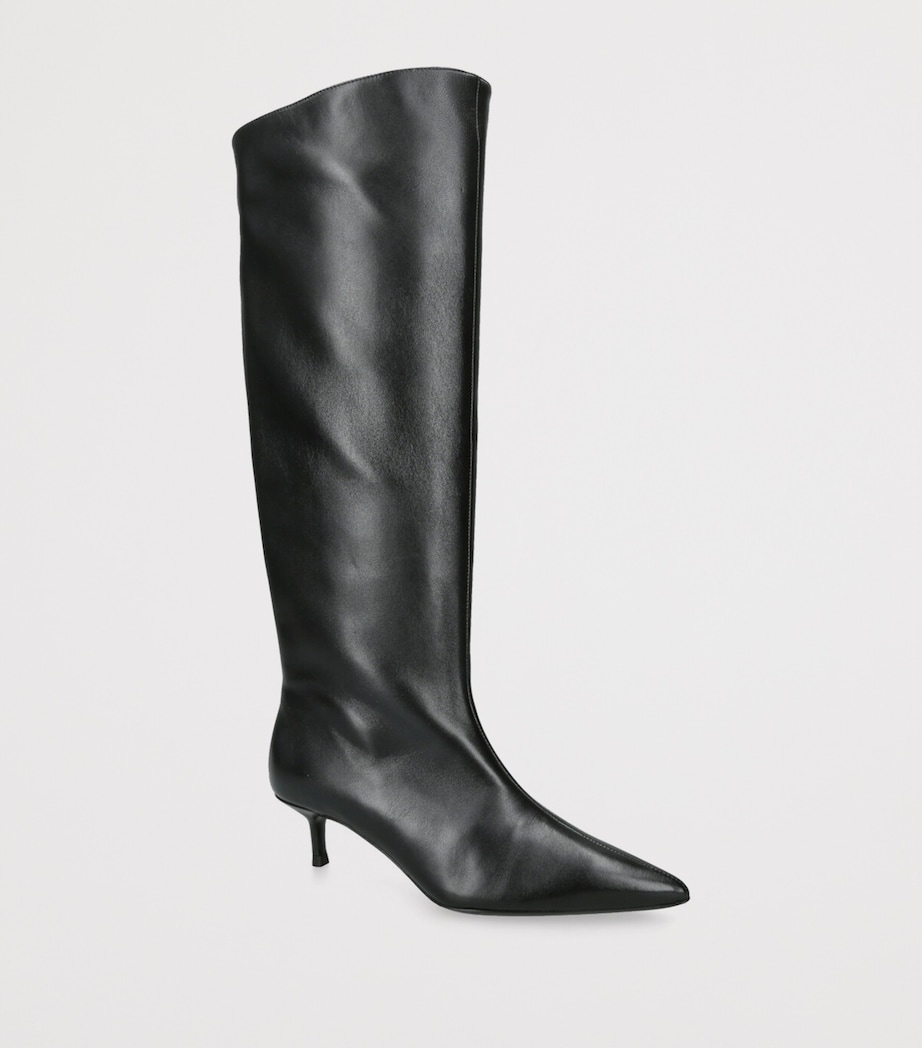 Leather Sebastian Boots 50 BLACK Image 3