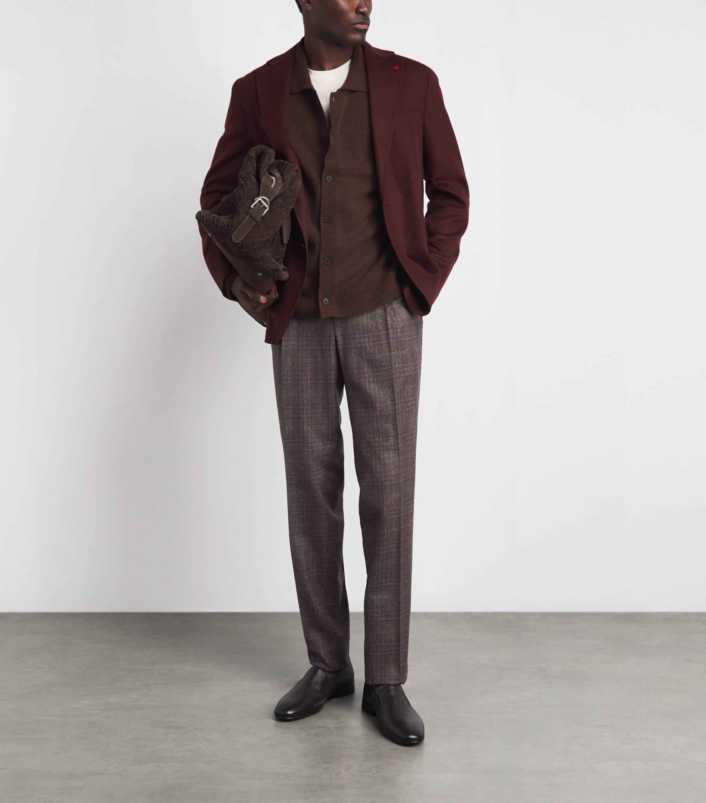 Isaia Mens Cashmere Lucio Blazer Image 2