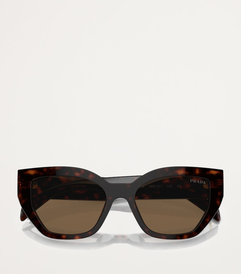 Tortoiseshell Geometric Sunglasses 16N5Y1 Image 5