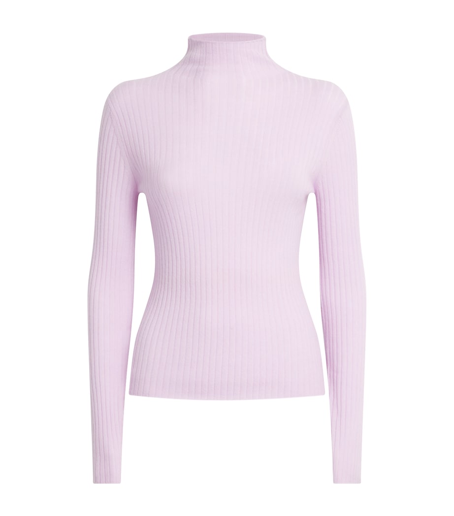 arch 4 Womens Cashmere High-Neck Ariana Top Lilac Image 1