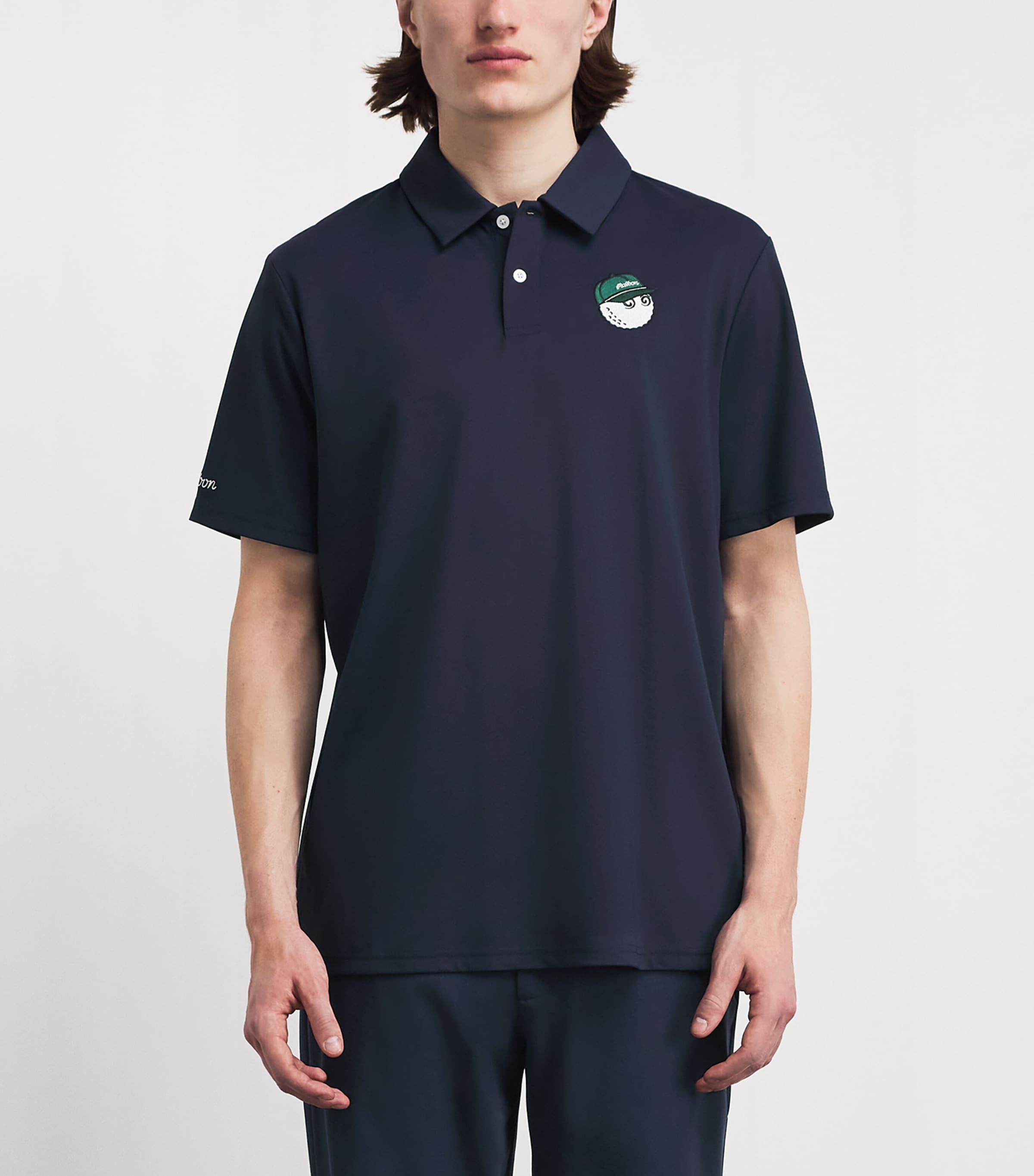 Malbon Mens Fairway Baldwin Polo Shirt Navy Image 4