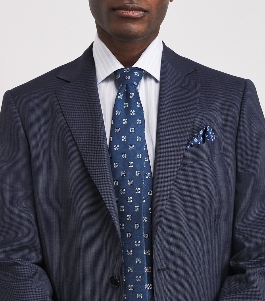 Isaia Silk Floral Tie Image 2