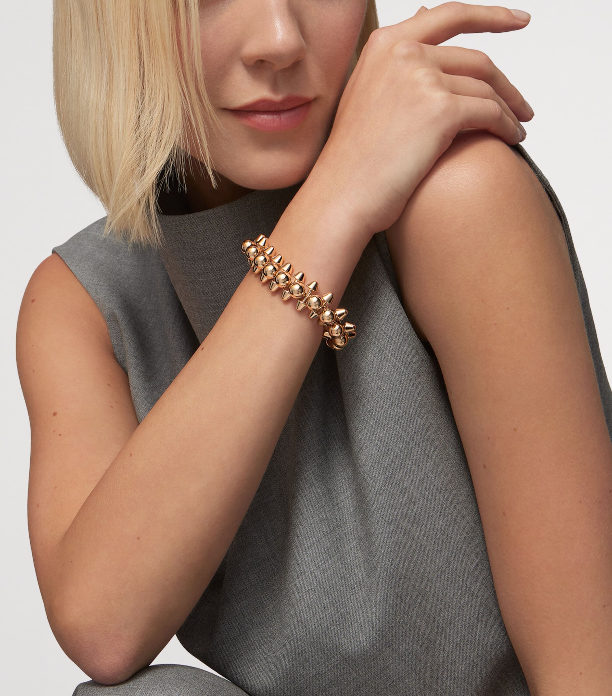 Extra-Large Rose Gold Clash de Cartier Bracelet ROSE GOLD Image 6