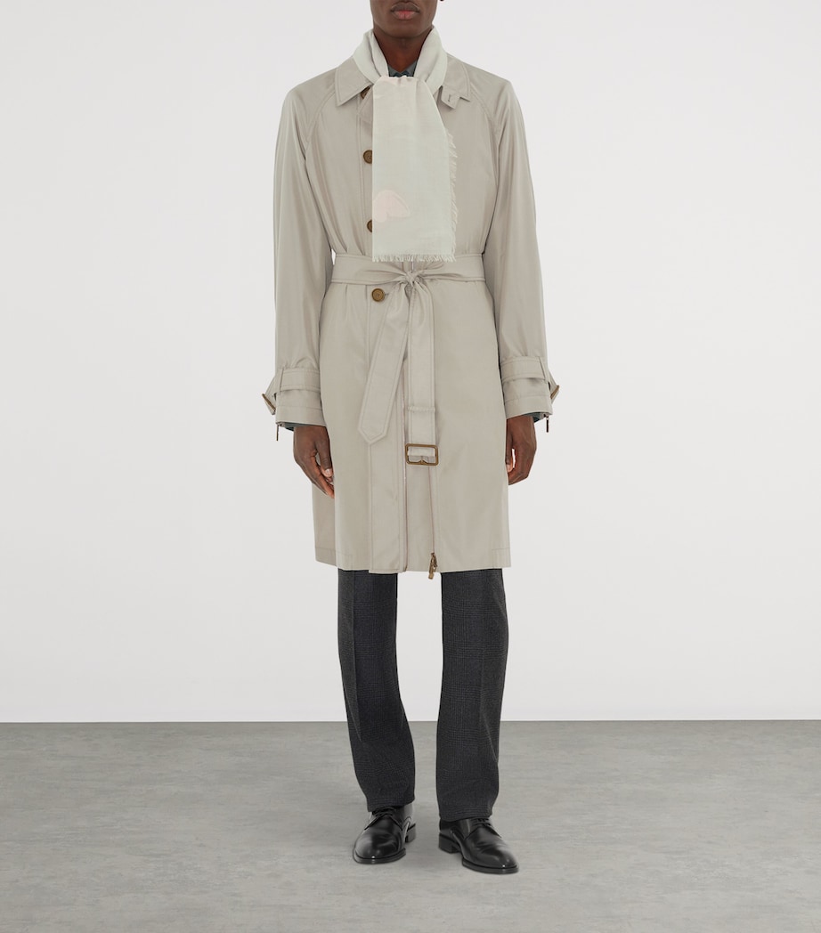 Wool Wide EKD Scarf MITTEN GREY Image 5