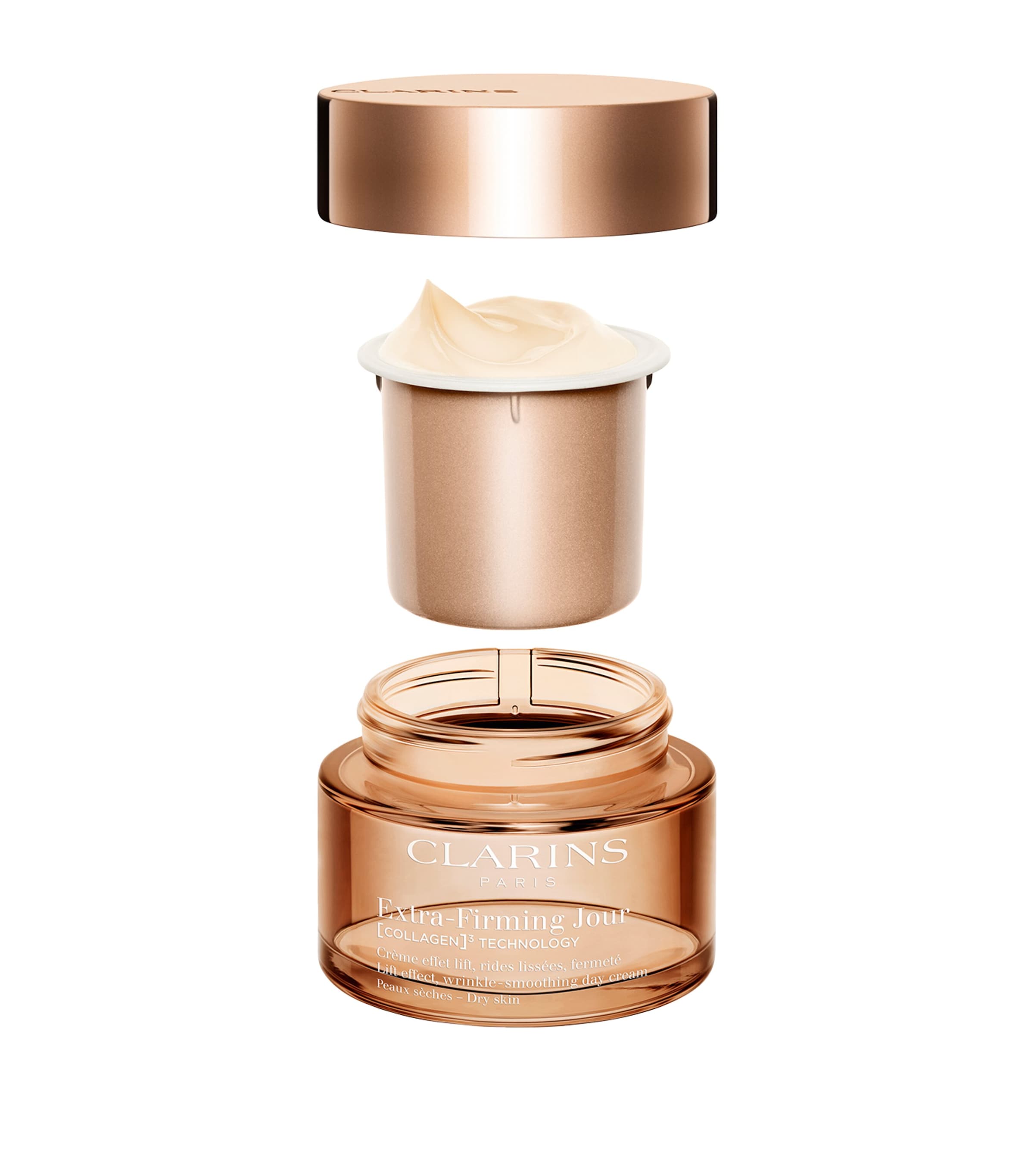 Clarins Extra-Firming Day Cream – Dry Skin – Refill (50ml) Image 2