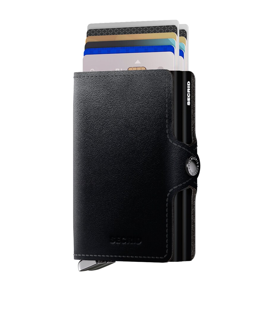 Leather Dusk Twinwallet BLACK Image 1